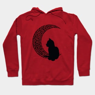 Crescent Moon Cat Hoodie